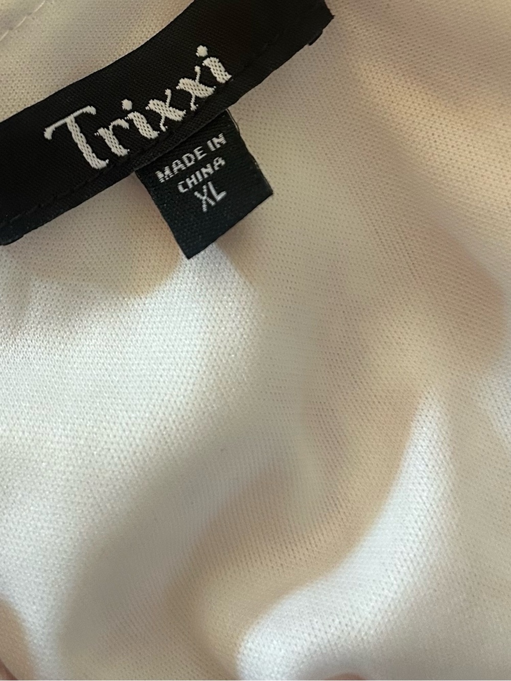 Trixxi White Midi Dress with Blush Pink Floral Print - Picture 3 of 3
